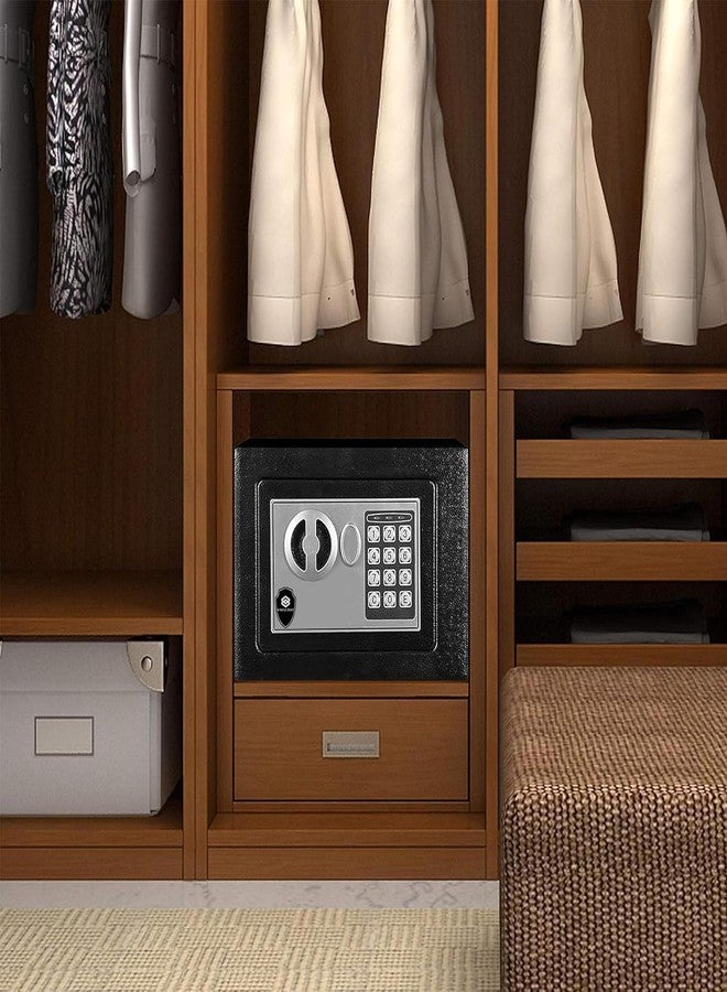 HELLARO Small Electronic Safe Lockers For Home And Office - Size (23x17x17) Cm, Multicolor - Image 2